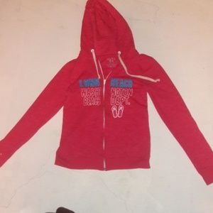 A long Beach, Washington pink medium jacket